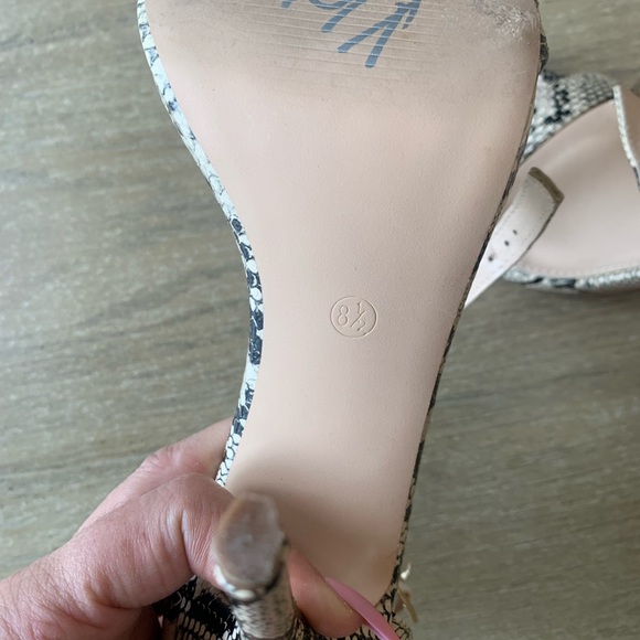 Lulu’s women’s animal print high heeled shoes sandals - Picture 6 of 9